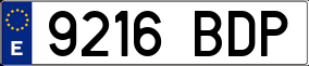 Truck License Plate